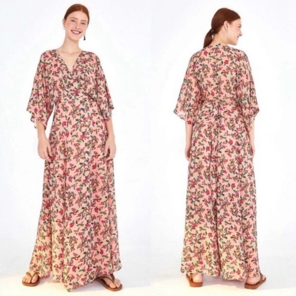 FARM Rio Dresses & Skirts - FARM Rio Dainty Cashew Maxi Wrap Dress, Women’s Size Medium
